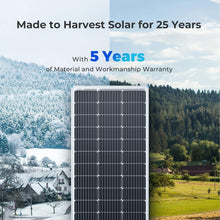 Load image into Gallery viewer, Compact and Lightweight 100W Solar Panel Set - Ideal for RV and Marine Use