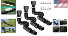 Load image into Gallery viewer, Heavy-Duty Flexible Downspout Extensions - 21-68 Inches with Adapters, 3 Pack