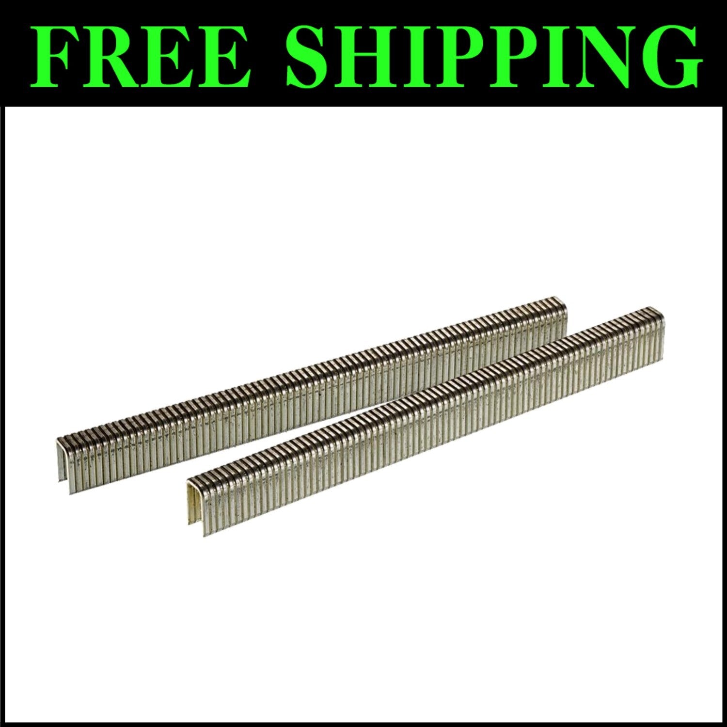 Electro-Galvanized 18 Gauge by 1/4-Inch Crown Staples - 10K Count Efficiency