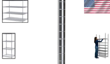Load image into Gallery viewer, Industrial Grade Chrome Wire Shelf System - NSF Certified 4 Pack for Efficiency