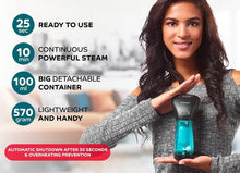 Load image into Gallery viewer, Portable Handheld Travel Steamer - No Spitting, Safe &amp; Efficient Wrinkle Removal