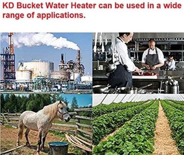 Heavy-Duty 1600W Immersion Heater with Safety Features & User-Friendly Design