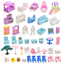 Load image into Gallery viewer, Illuminated Dollhouse with 11 Rooms - Build &amp; Play with Lights and Furnishings