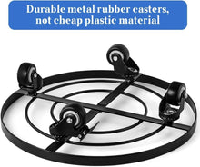 Load image into Gallery viewer, 16" Heavy Duty Metal Plant Caddy with Wheels for Indoor &amp; Outdoor Use