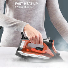 Load image into Gallery viewer, Versatile Stainless Steel Clothes Iron with 300 Microsteam Holes - 1700W Power