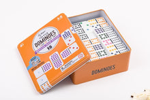 Load image into Gallery viewer, Ideal Gift: Mexican Train Double 15 Dominoes Set with Metal Trains - 2-8 Players