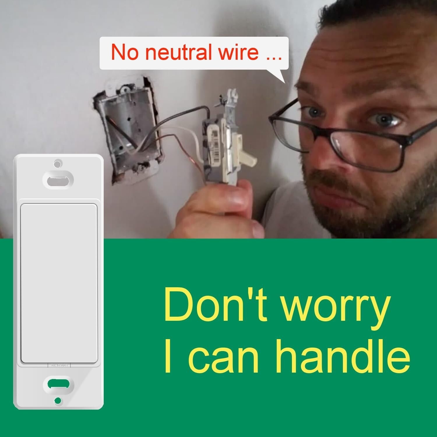 Zigbee Smart Switches (4 Pack) - Compact Design for Alexa & Google Home Control