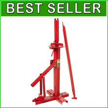 Load image into Gallery viewer, Compact 36.6" Manual Tire Changer Base with Bead Breaker - Alloy Steel, Red