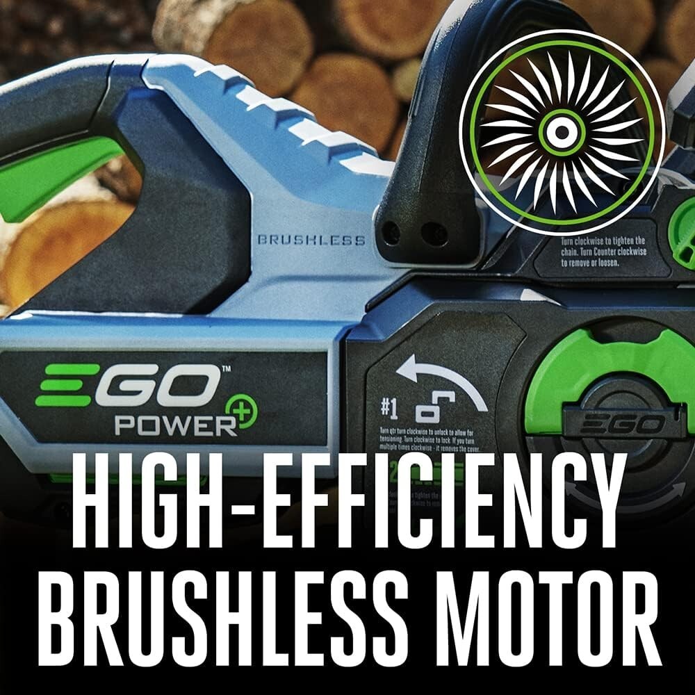 Effortless Cutting with 16” Cordless Chainsaw - 56V Battery Included