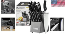 Load image into Gallery viewer, Professional-Grade German Stainless Steel Knife Set - Ergonomic &amp; Rust-Resistant