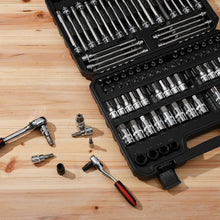 Load image into Gallery viewer, Versatile 107-Piece Drive Socket Set – Chrome Vanadium Steel for Professionals