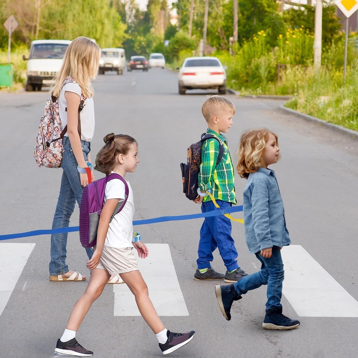Reliable Daycare Walking Rope with Secure Grips – Ideal for Field Trips & Drills