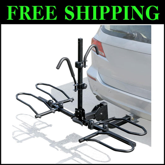 Smart Tilting 2-Bike Carrier with Safety Features - Ideal for Adventure Lovers