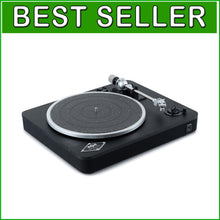 Load image into Gallery viewer, House of Stir It Up Wireless Bluetooth Turntable - Eco-Friendly Bamboo Design