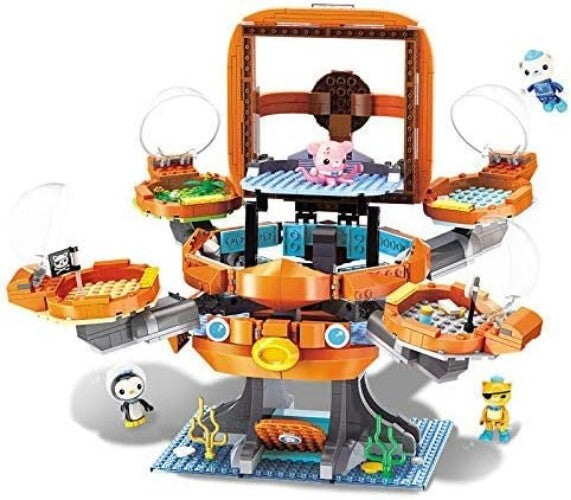 Fun 698 PCS Building Block Set: Octonauts Castle Playset with Barnacles & Kwazii
