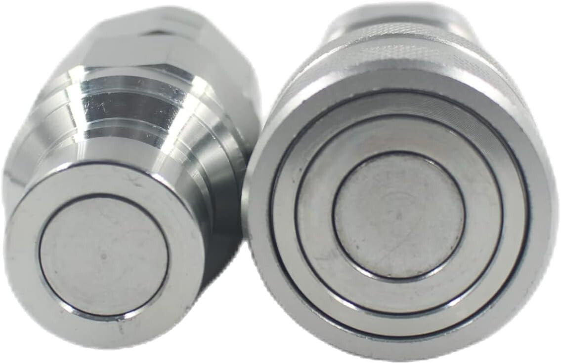 1/2" SAE-08 Heavy Duty Hydraulic Quick Connect Coupler for Skid Steer Equipment