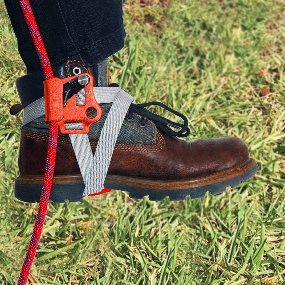 Durable Hand Ascender and Foot Loop Ascender Set - Secure Rope Climbing Aid