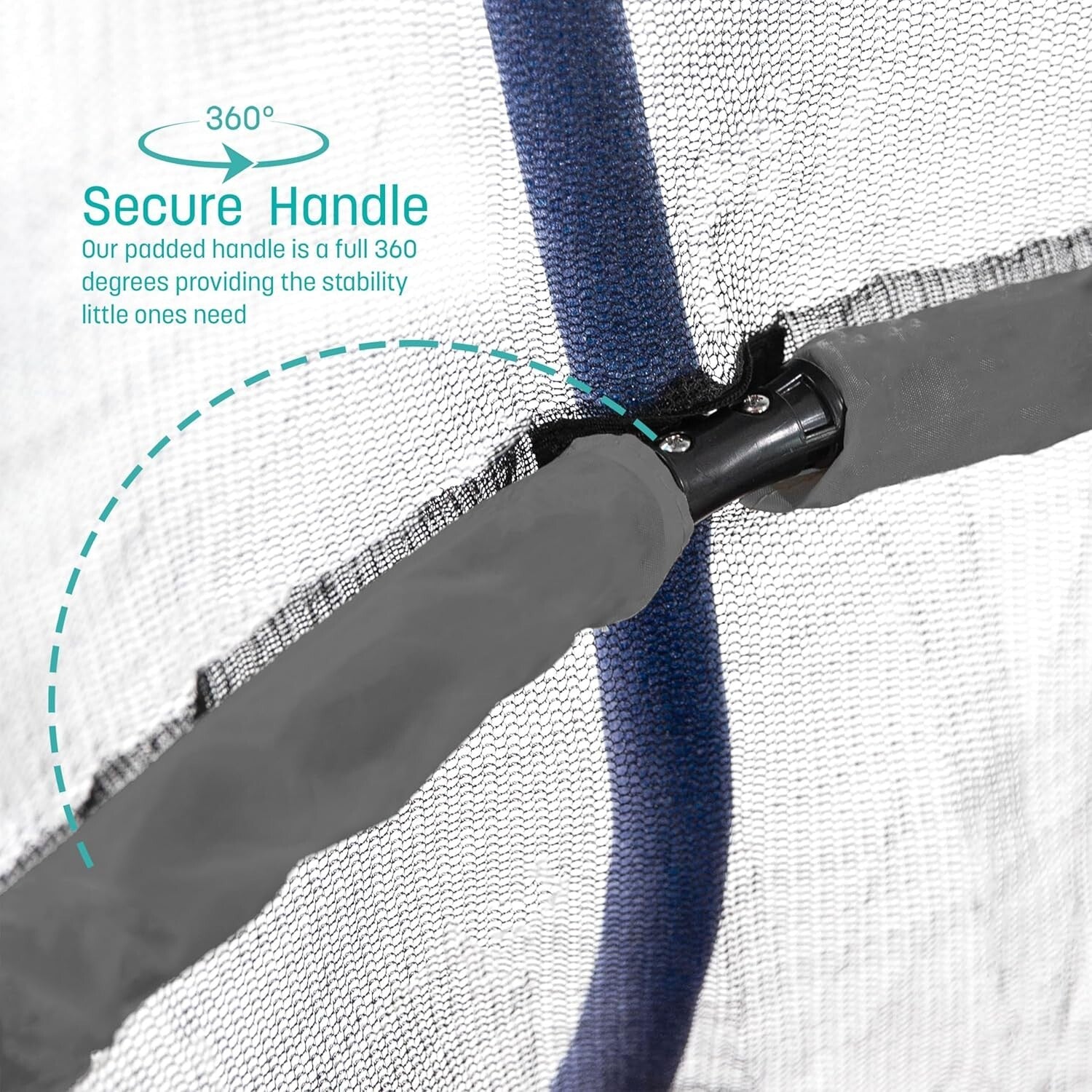 Interactive Kids Mini Trampoline with Foam Pad - Perfect for Imaginative Play