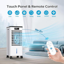Load image into Gallery viewer, 3-in-1 Portable Swamp Cooler with Remote - 4 Modes &amp; 2-Gal Water Tank