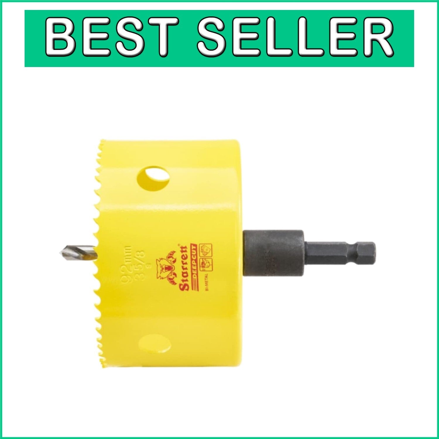 Precision Bi-Metal Hole Saw with 2" Depth - Ideal for Wood, Metal & Steel