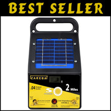 Load image into Gallery viewer, Portable Solar Electric Fence Charger - 2 Mile Range, Ideal for Animal Control