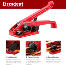 Load image into Gallery viewer, Multi-Purpose Manual Banding Tools - Red Polypropylene Strapping Set (2-Pack)