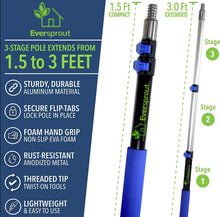 Load image into Gallery viewer, Versatile 5-to-3 Foot Scrub Brush with Non-Slip Grip - Perfect for All Surfaces