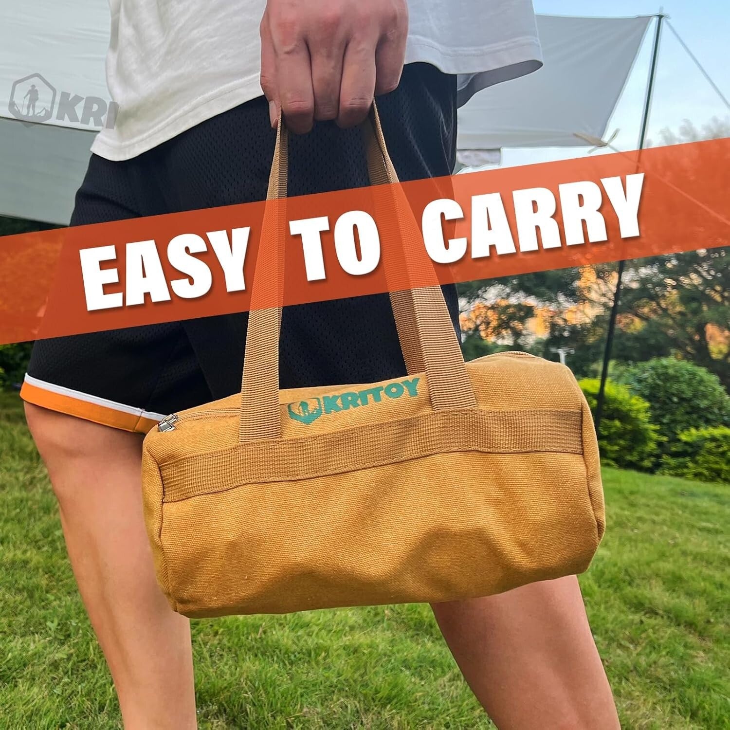 Outdoor Essential: 30 Heavy Duty Screw-In Tent Stakes with Sturdy Storage Bag