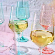 Load image into Gallery viewer, Spring-Themed Colored Wine Glass Set of 6 - Elegant Glassware for All Occasions