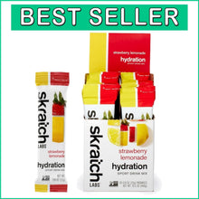 Load image into Gallery viewer, Portable Electrolyte Powder Packets - Strawberry Lemonade Hydration Mix 20ct