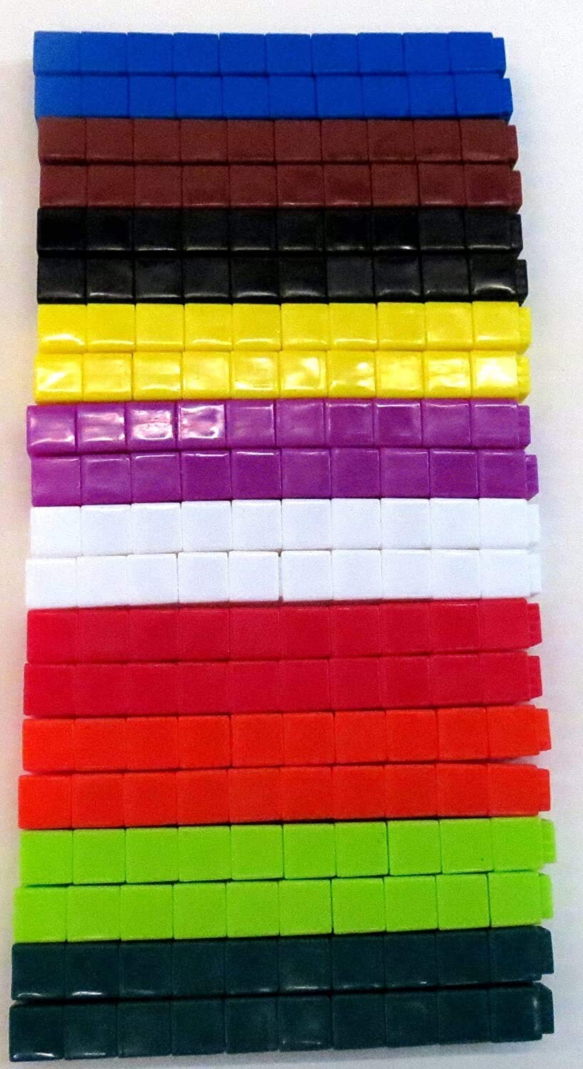 Educational Plastic Counting Cubes - 500 Piece Set for Hands-On Math Discovery