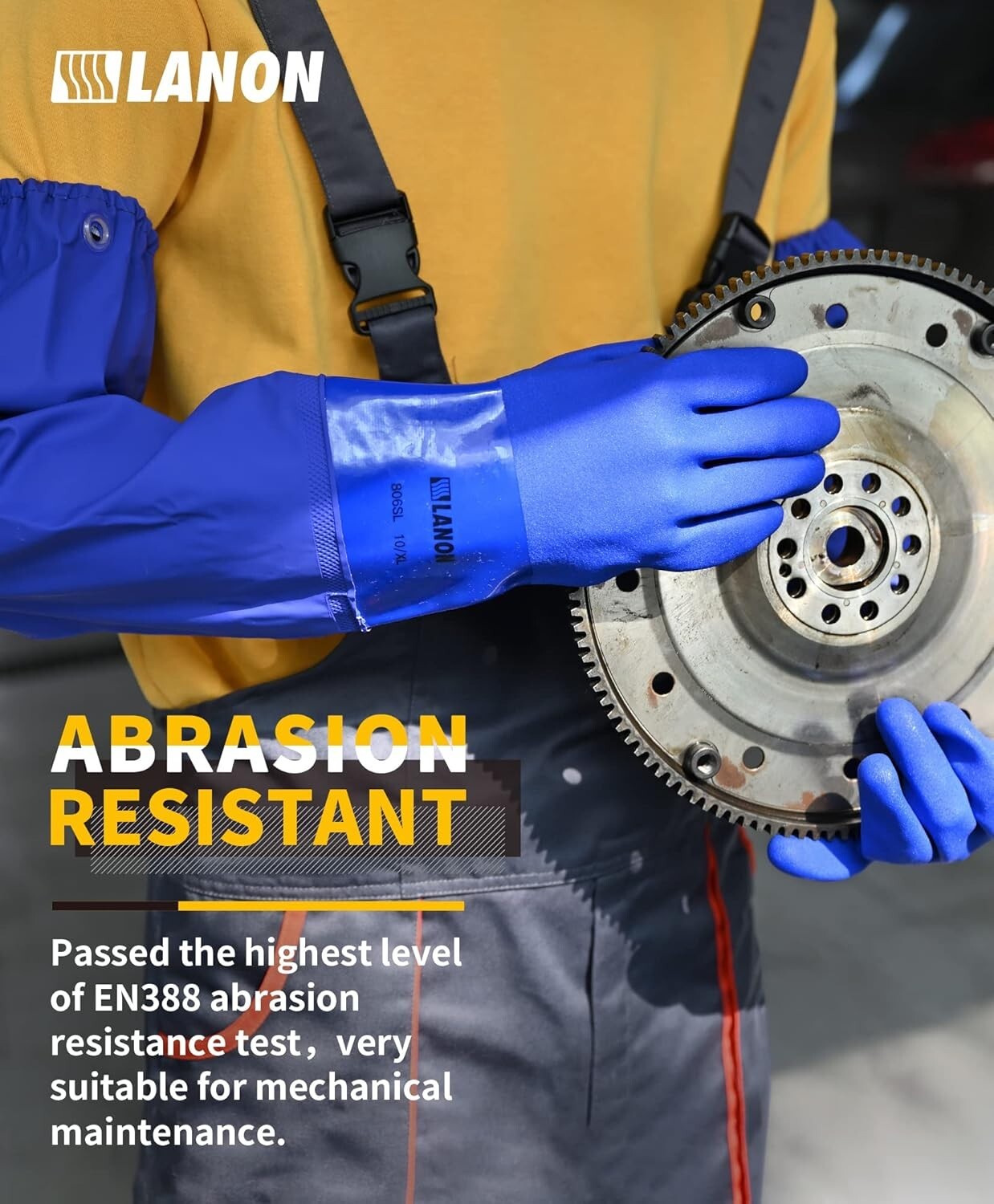 Superior Grip 26-Inch PVC Chemical Resistant Gloves - XL, Ideal for Any Task