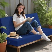 Load image into Gallery viewer, Stylish Waterproof Outdoor Bench Cushion 42x18 Inch - Memory Foam Support