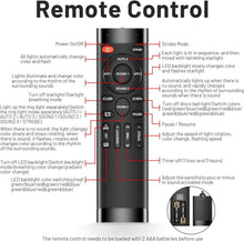 Load image into Gallery viewer, Dynamic Sound Activated Party Lights with Strobe and Star Projector Features