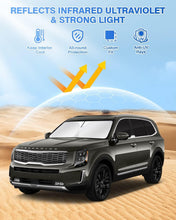 Load image into Gallery viewer, 2020-2025 Kia Telluride Foldable Windshield Sun Shade - Effective Heat Defense