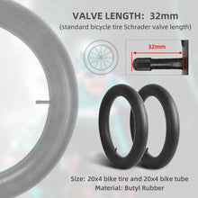 Load image into Gallery viewer, Heavy-Duty 20” Fat Bike Tires &amp; Tubes with Knobby Tread - Ideal for Any Terrain