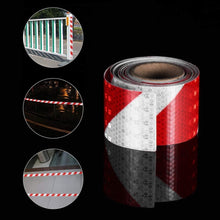 Load image into Gallery viewer, Safety Reflective Tape 2'' x 66ft with Strong Adhesion - Ideal for Outdoor Use