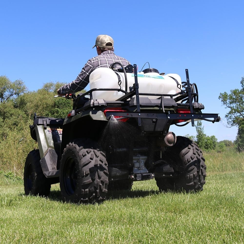 15-Gallon ATV Sprayer with Adjustable Boom - Perfect for Efficient Lawn Care