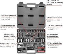 Load image into Gallery viewer, Lightweight 100-Piece Socket Set with Carry Case – Ideal for DIY Projects