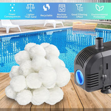 Load image into Gallery viewer, Premium Reusable Pool Filter Balls - 4.6 lbs Equals 150 lbs Sand Replacement
