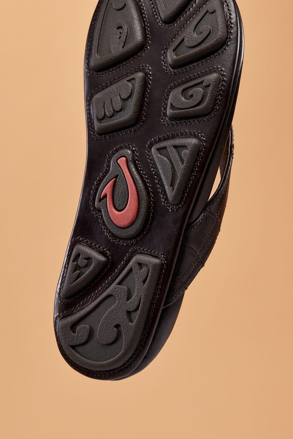 Lightweight Men's Sandals with Full-Grain Leather & Non-Marking Traction Pads