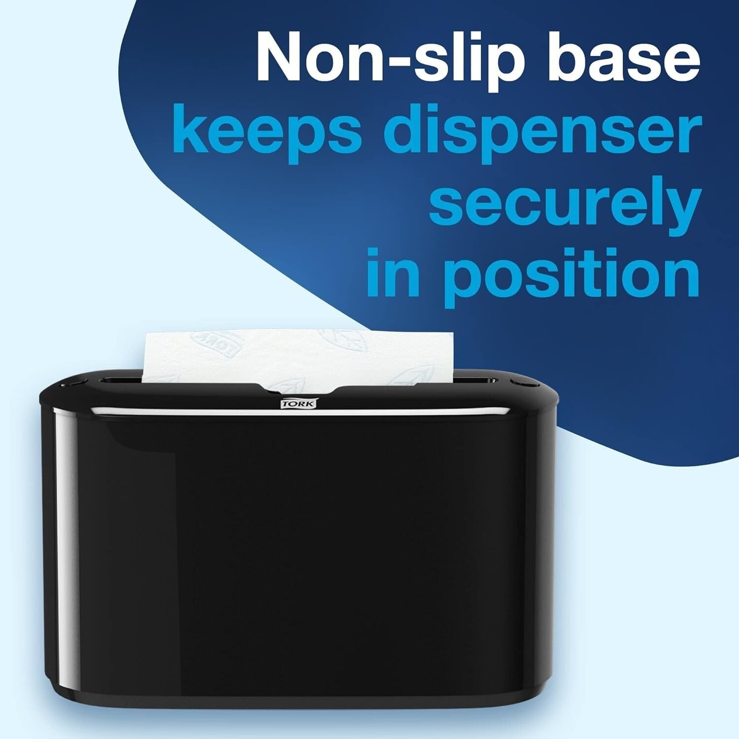 Elegant Bamboo Paper Towel Dispenser - Space-Saving Black Design for H2 Towels