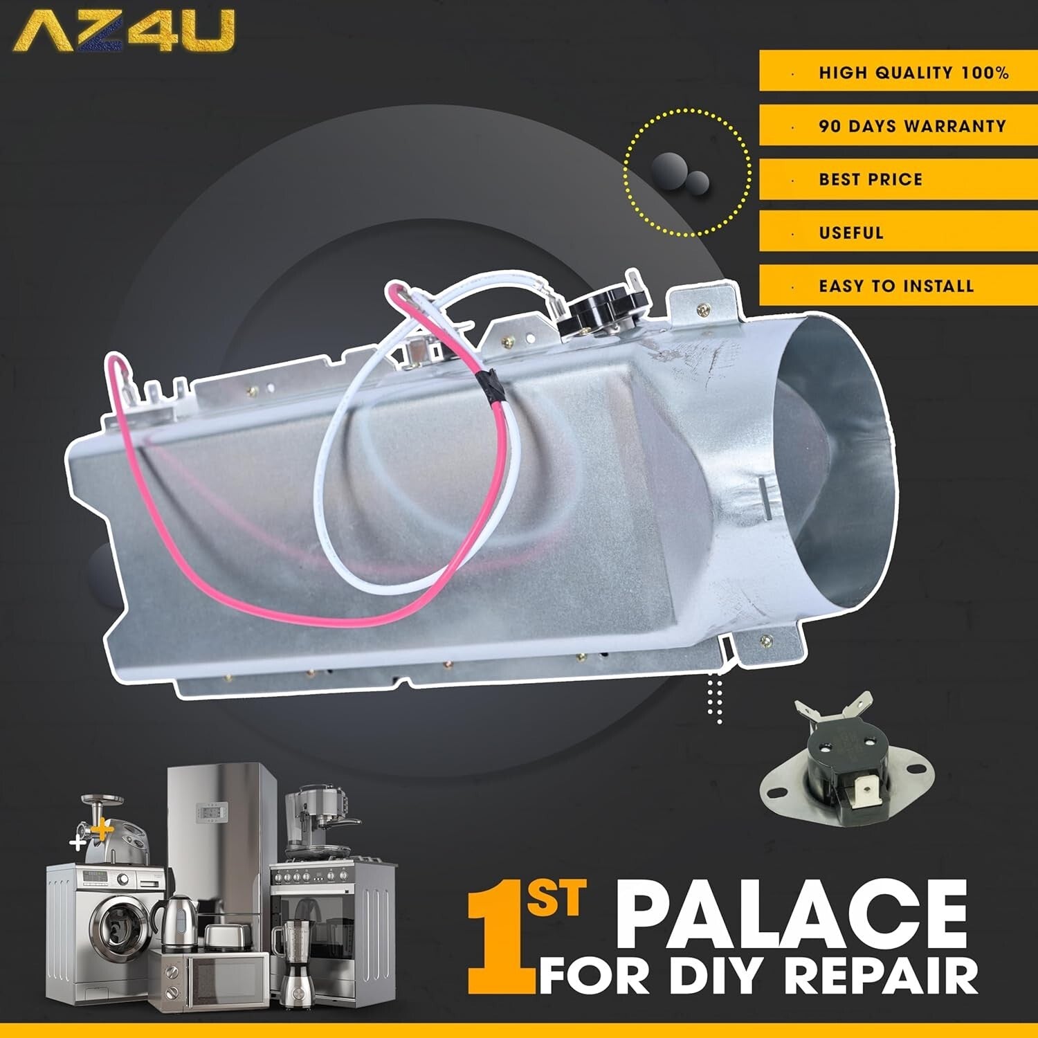 4.54lb Dryer Heating Element for LG DLEX - High Quality with Easy Installation