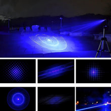 Load image into Gallery viewer, Lightweight 500 Lumen Blue Flashlight with Adjustable Beam for Hiking &amp; Camping