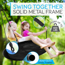 Load image into Gallery viewer, Comfortable 700 lbs Capacity Saucer Swing with Hang Kit - Ultimate Playtime