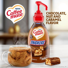 Load image into Gallery viewer, Delicious Snickers Liquid Coffee Creamer - 300 Servings in Easy Pump Bottle