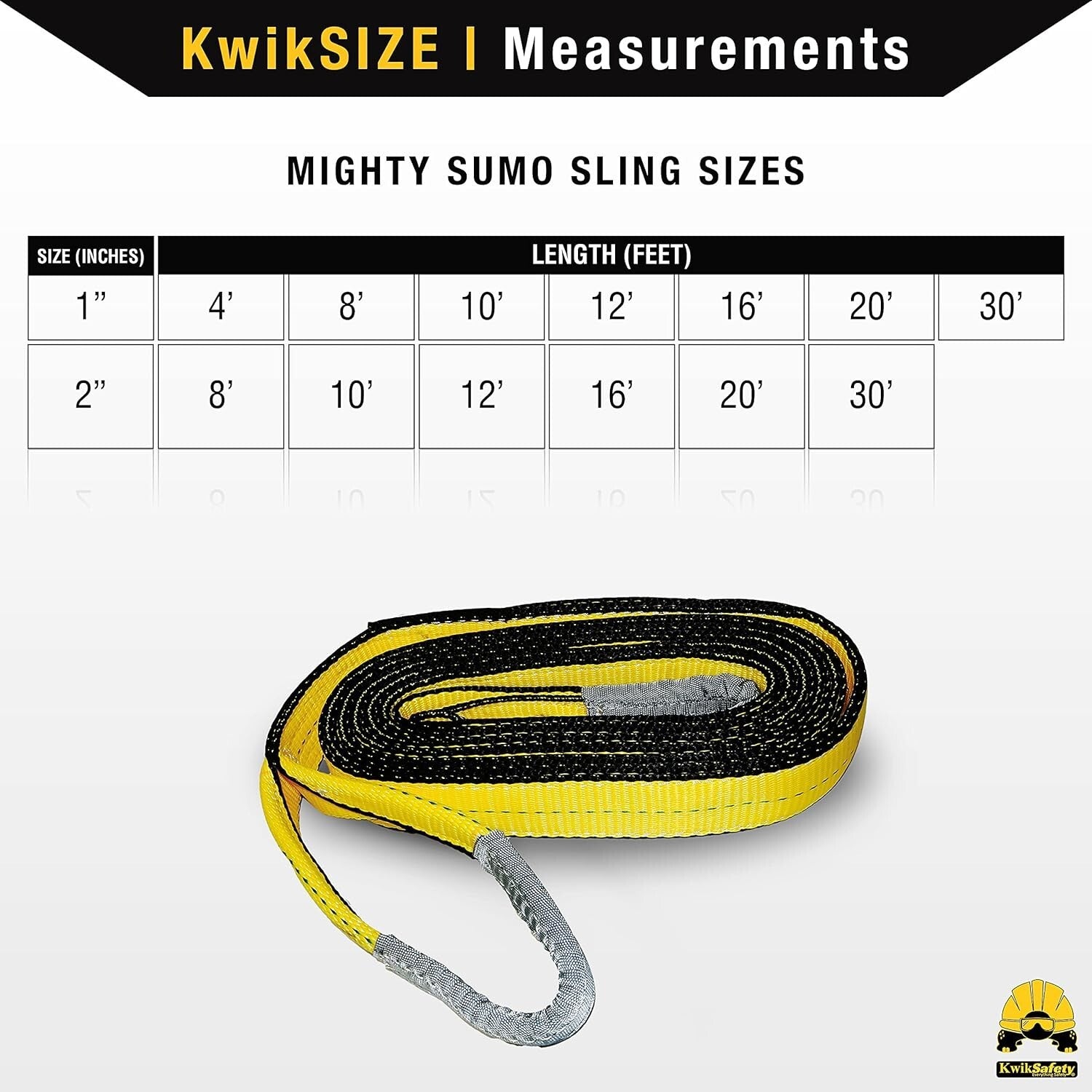 Durable 2" x 30' Polyester Web Lifting Sling - 12800lbs for Heavy Cargo Handling