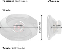 Load image into Gallery viewer, 2-Way 6” x 9” Coaxial Speakers for Cars - Clear Sound &amp; Enhanced Bass Experience