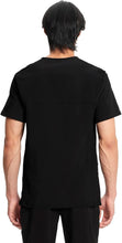Load image into Gallery viewer, Stylish V-Neck Scrub Top for Men with Chest Pocket and Knit Back Panels