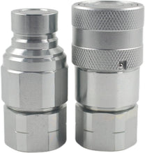 Load image into Gallery viewer, Compact 1/2" SAE-08 Flat Face Coupler - Reliable Quick Connect for Equipment
